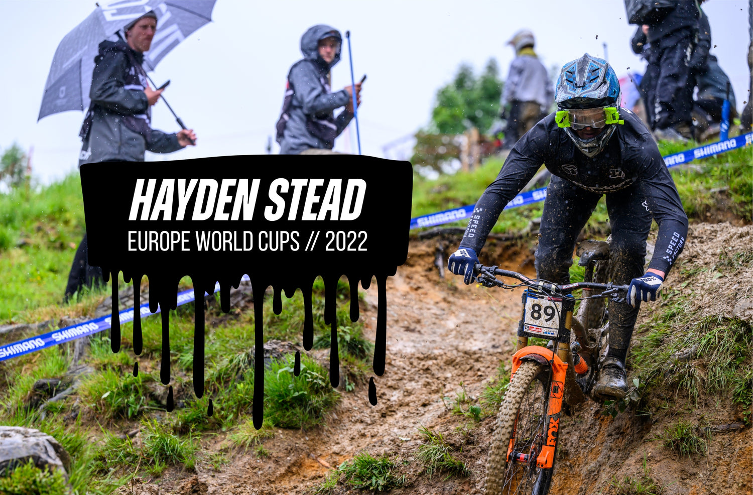 Hayden Stead races in Europe (World Cups)