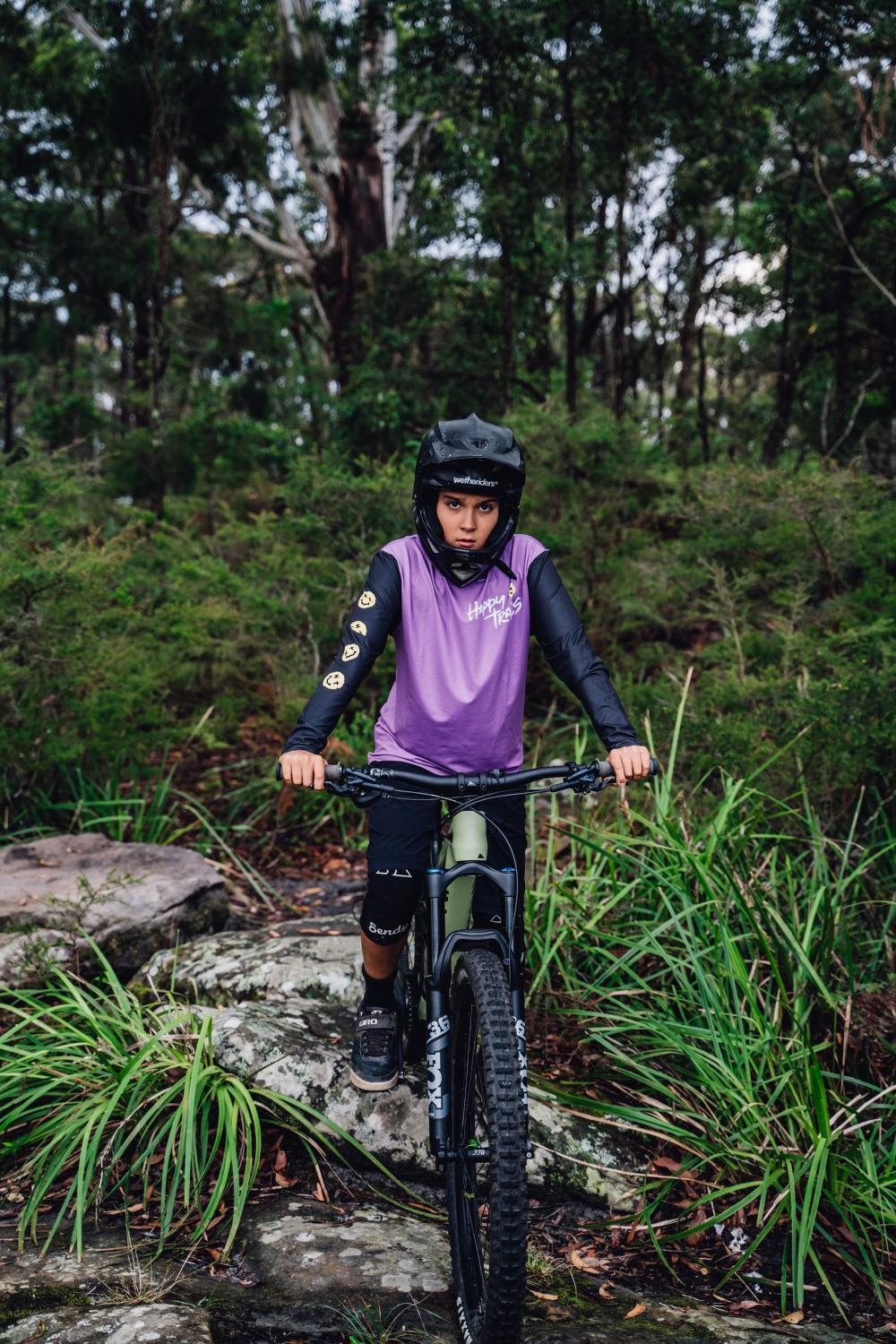 Happy Trails Youth Jersey - Purple